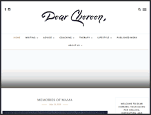 Tablet Screenshot of dearchereen.com